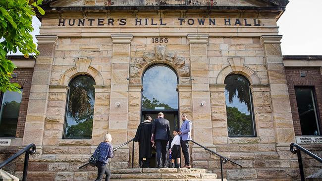 All seasonal bookings at Council’s indoor venues have been cancelled including Hunters Hill Town Hall. Picture: Facebook/@HuntersHillCouncil