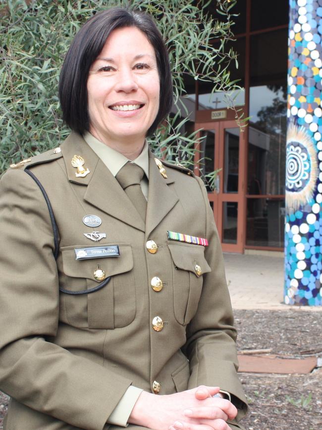 Major Teresa Pexton, from Defence Capital Facilities and Infrastructure branch, at Port Pirie, South Australia.