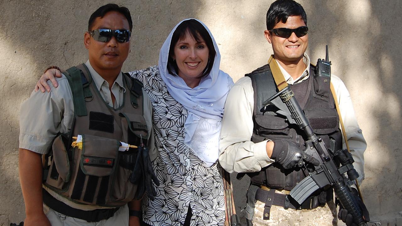 Dr Kay Danes OAM in Afghanistan.