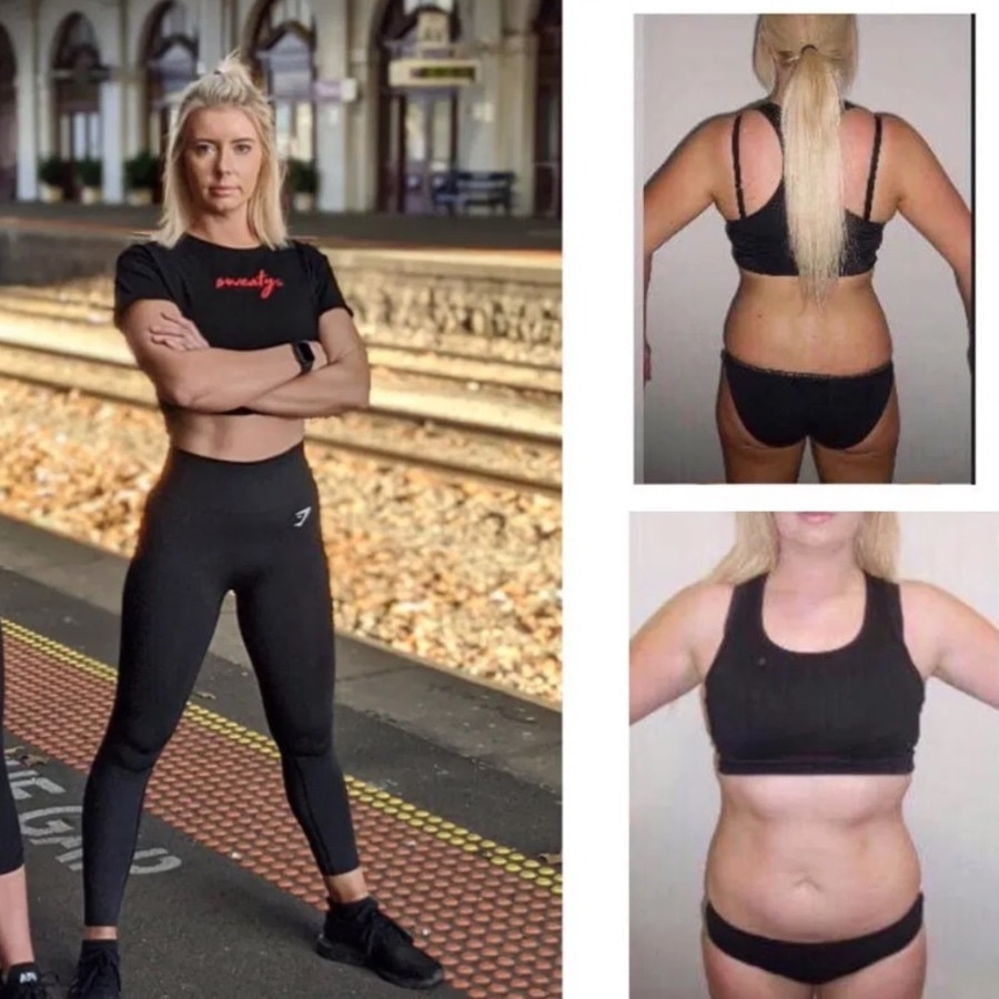 She worked with a personal trainer and after three years went from a size 14-16, down to a 10-12. Picture: That's Life