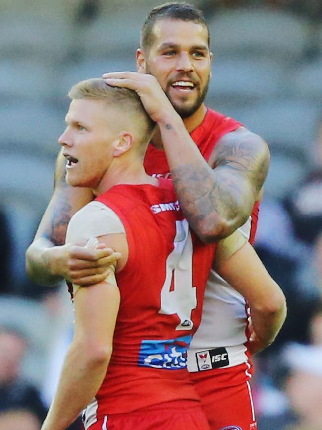 Lance Franklin and Dan Hannebery both missed games early this year.