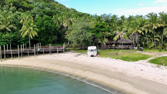 Businessman Benny Wu has owned Double Island Resort, off the coast of Palm Cove in Far North Queensland, since 2012. He has allowed the facilities to fall into a state of neglect and disrepair, in breach of his lease conditions set out by the Queensland Government. Picture: Brendan Radke