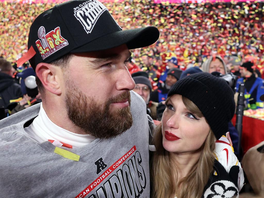 Kelce lost the Super Bowl championship in February, with the couple going underground in the months afterwards. Picture: Jamie Squire/Getty Images/AFP