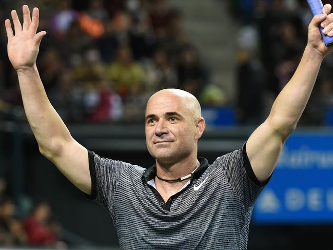 Agassi is one sporting icon that Melbourne coach Simon Goodwin is using to inspire his players. Picture: AFP Photo/Toru Yamanaka