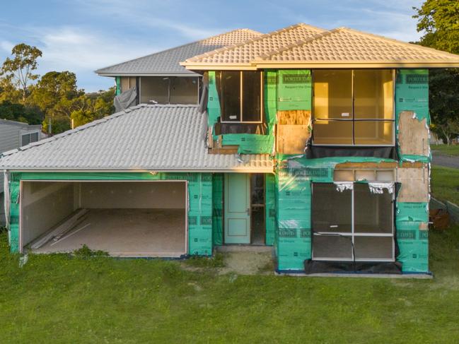 Eye-watering price for half-built house