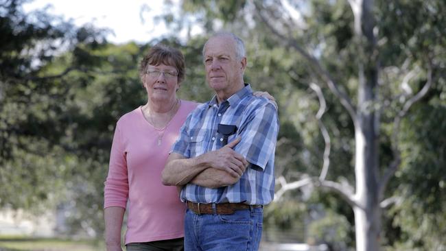 Jeffrey Brooks’ parents Wendy and Laurie Brooks. Picture: AAP