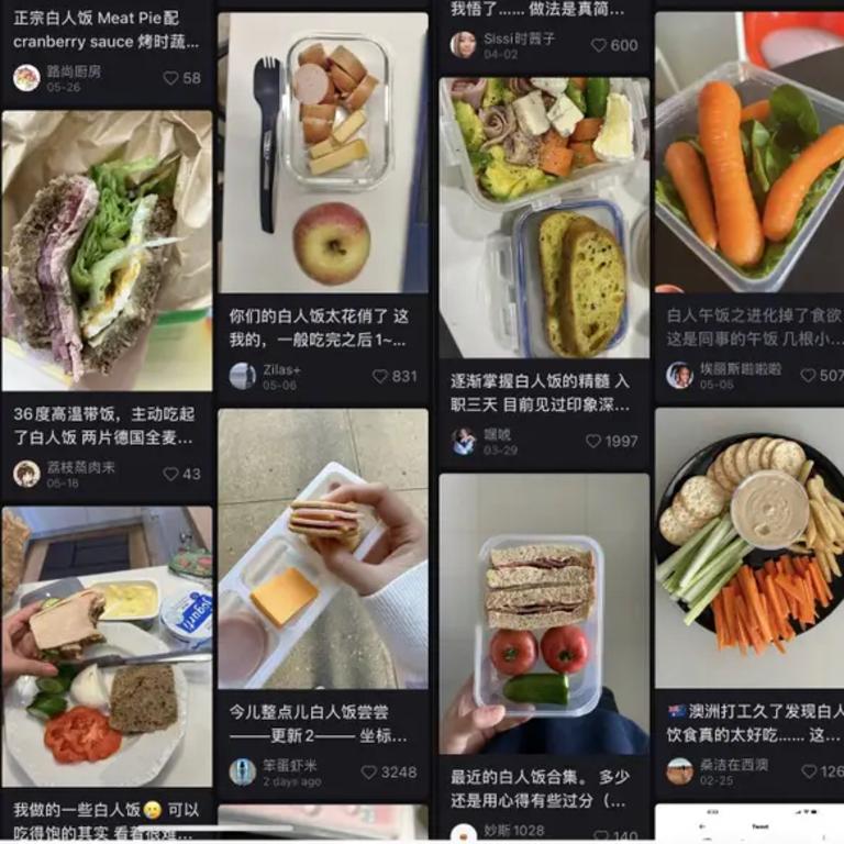 Chinese social media sites are awash with the trend. Picture: Weibo.