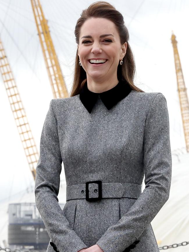 Kate’s formula of a dress, heels and a smile has served her well. Picture: Chris Jackson/Getty Images