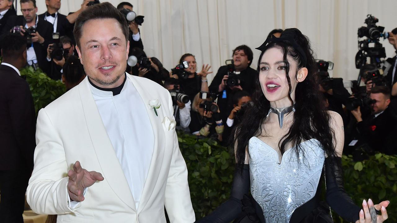 Musk also has two children with the singer Grimes. Picture: Angela Weiss/AFP.