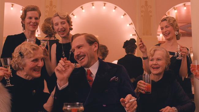 Ralph Fiennes in a scene from The Grand Budapest Hotel.