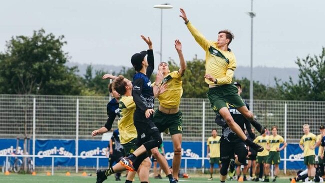 The Goannas in action at the 2019 Ultimate Championships. Picture: Supplied