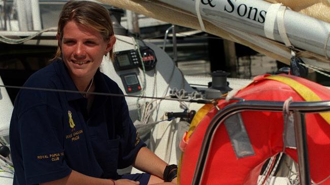 Liz Wardley skippered Dixie Chicken in 1998 as a 19-year-old.