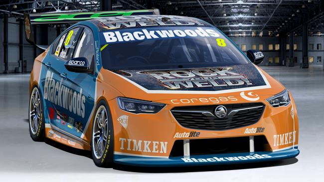 Nick Percat's livery for the opening round of the Supercars season, the Adelaide 500.