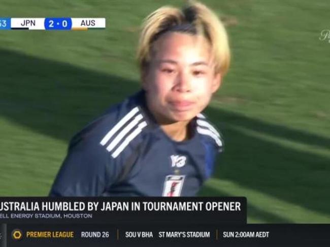 Japan thump Matildas in opener