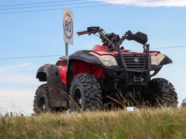 Two people have been injured in a quad bike rollover on a private property in the South Burnett. Yarraman, December 28, 2023. Picture: Ian Currie