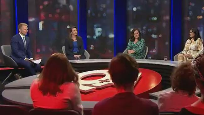 The QandA on Thursday night.