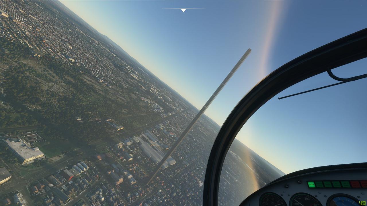 The new tower sticks out like a sore-thumb in Microsoft Flight Simulator 2020. Picture: Twitter / Alexander Muscat