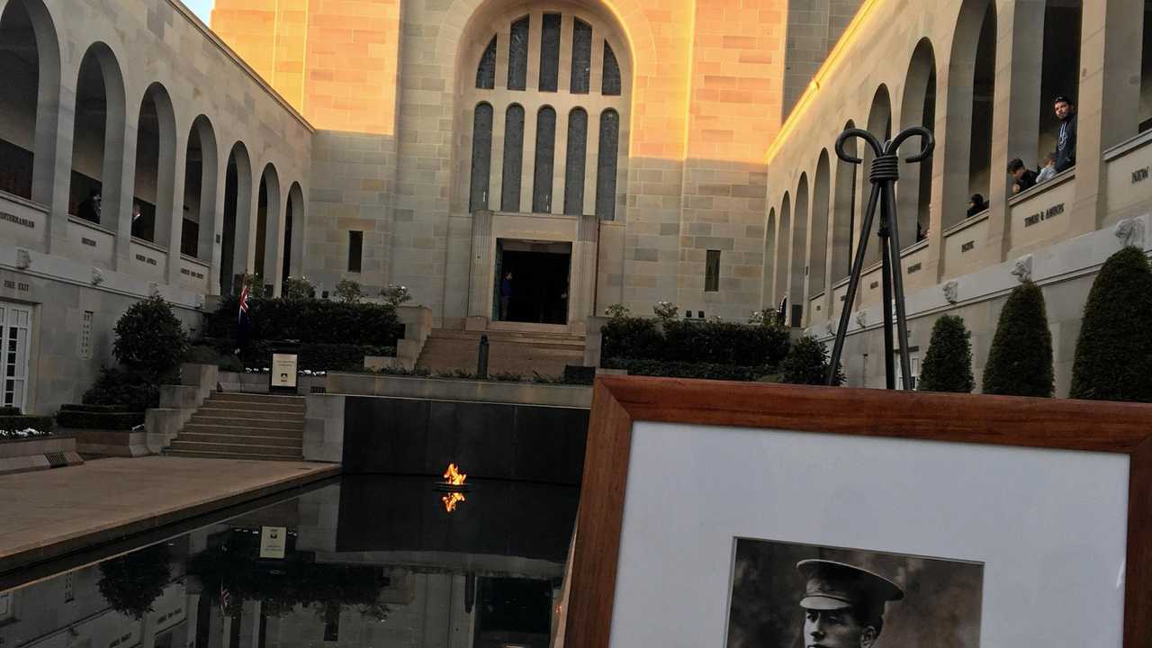 WAR HISTORY: The life of Bundaberg Private David Gray Findlay has been remembered at a special ceremony at the Australian War Memorial. Picture: Contributed