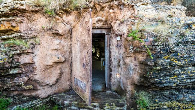 SUPPLIED: CHARLOTTE PETERSWALD PROPERTY: Images of unique Tinderbox property with a wine cellar hewn into the cliff-face.