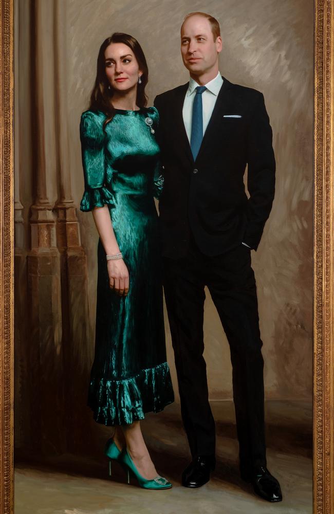 The first joint portrait of Prince William, Duke of Cambridge and Catherine, Duchess of Cambridge. Picture: Kensington Palace via Getty