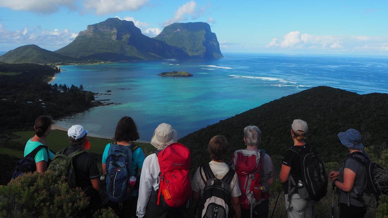 Lord Howe Island Board suddenly closed the majority of the island on March 15, surprising tourists who had already booked trips there. Picture: Auswalk