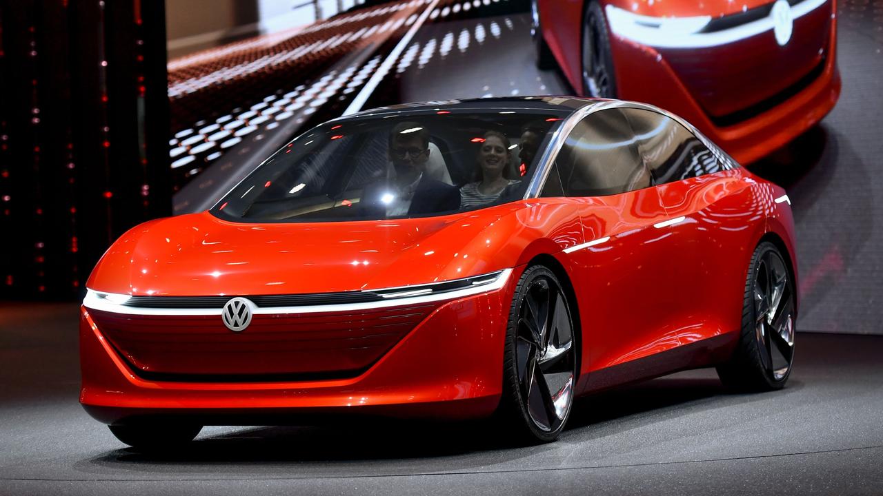 Volkswagen I.D. Vizzion concept previewed an electric flagship sedan.