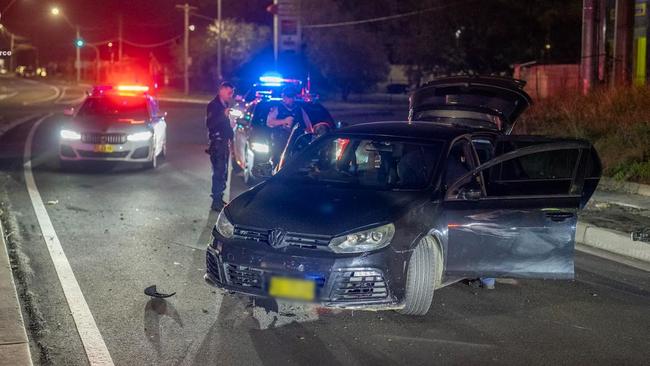NSW Police responding to a crash during a 24-hour operation on Fatality Free Friday. Picture: NSW Police