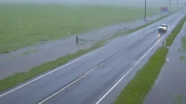 Hamilton Plains flooding as at 9am on Tuesday, January 12. Photo: Whitsunday Regional Council