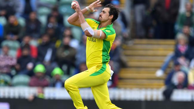 Mitchell Starc has taken nine wickets so far.