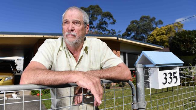 Bruce and Ann Muller are refusing to sell their home to developers while sales boom and unit complexes are being built around them on Bradman Ave, Maroochydore. Photo: Patrick Woods.