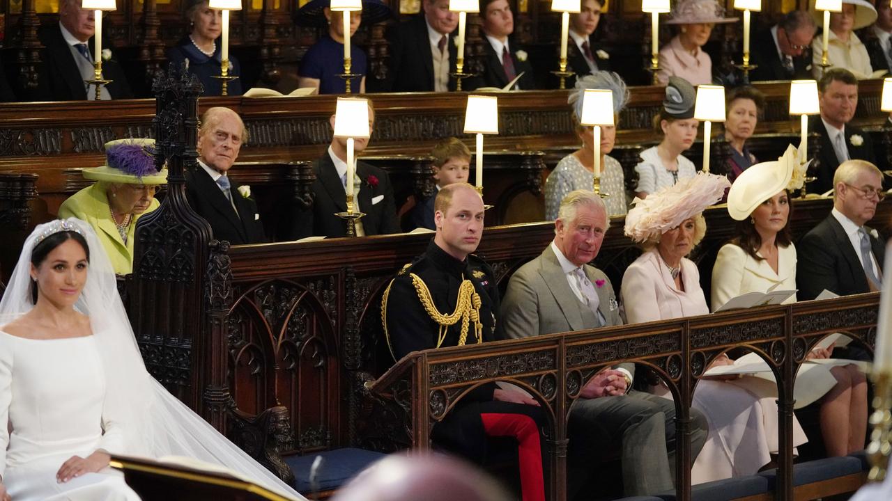 Was the empty seat next to Prince William in memory of Diana? Picture: Jonathan Brady/WPA Pool/Getty Images