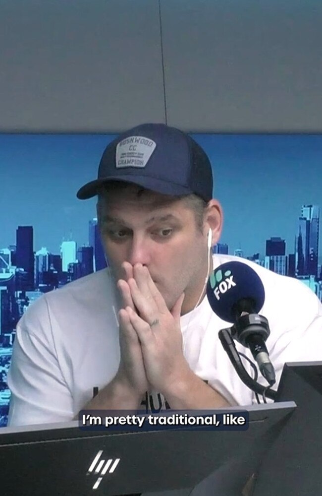 Aussie radio hosts were left in total shock after a woman's proposal was rejected live on-air. Picture: Nova