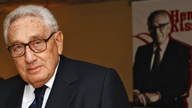 Henry Kissinger, pictured in Lisbon in 2006. Picture: AFP