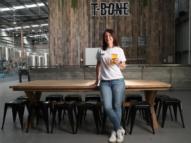 T-Bone Brewing Co’s Carla Bignell. Picture: Nikki Davis-Jones