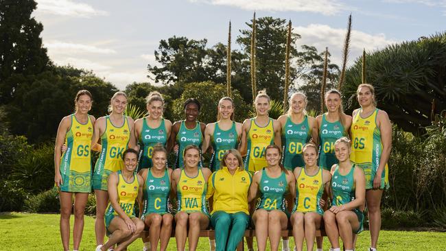 Awkward. Photo by Graham Denholm/Getty Images for Netball Australia.