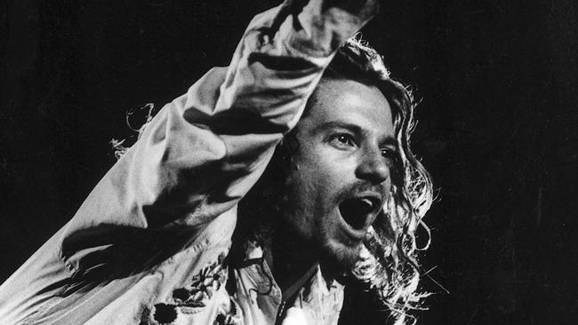 Michael Hutchence of INXS. Photo: Tony Mott.