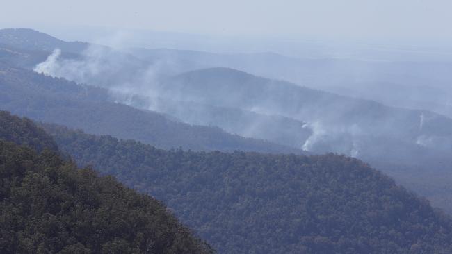 Binna Burra Lodge reopens — but backburning is a reminder of the threat bushfires pose. Picture Glenn Hampson.