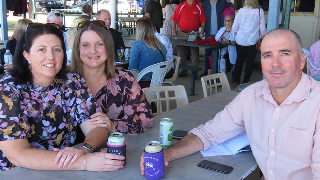 Michele Andrews, Mandy Green and Mark Green from Moreton Island.