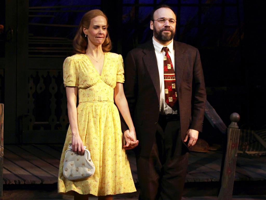 Sarah Paulson starred in a Broadway production of Talley’s Folly alongside Danny Burstein in 2013. Picture: Walter McBride/Corbis via Getty Images