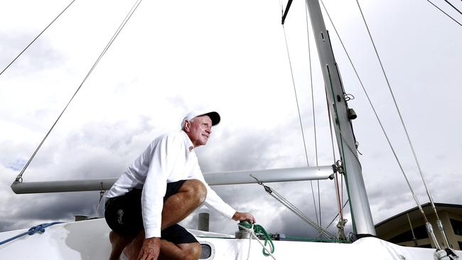 Michael Spies, pictured in 2015, has now competed in 44 Sydney to Hobart races. Picture: Jerad Williams