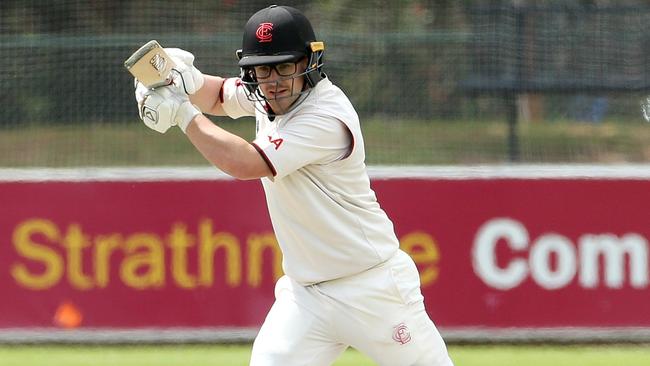 Aaron Ayre in action for Essendon. Picture: Hamish Blair