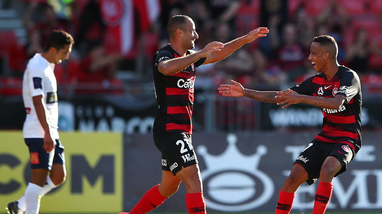 Tarek Elrich scored a 95th minute equaliser against Perth Glory.