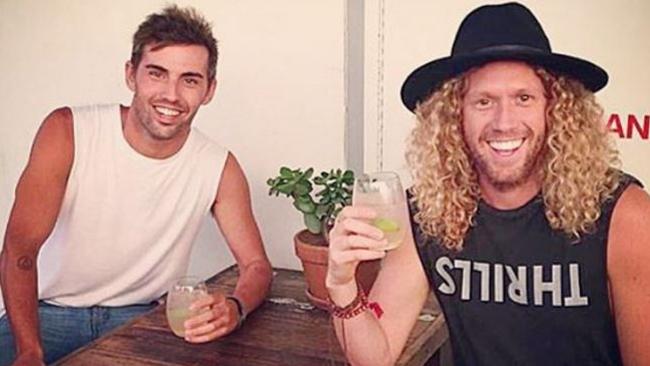 Tim Dormer has announced he is in love with his best friend Ash Toweel. Picture: Instagram