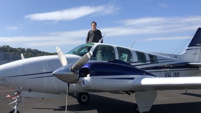 Fast Aviation owner Izaac Flanagan says he is considering relocating his business to Queensland after losing confidence in Lismore Council's management of the airport. Picture: Alison Paterson