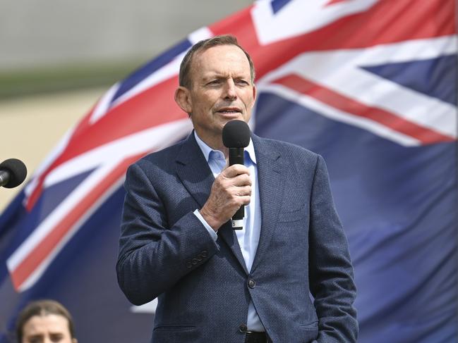 Former Prime Minister, the Hon Tony Abbott. Picture: Martin Ollman