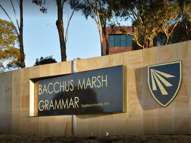 Bacchus Marsh Grammar. Supplied