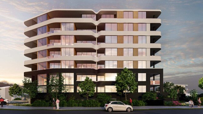 UPG 402 Pty Ltd has lodged a development application to construct a seven-storey residential tower on the Mud Cafe site. Picture: Moreton Bay Regional Council/DA Tracker