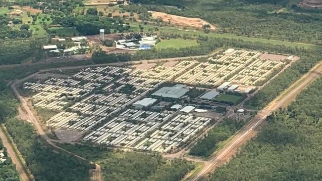 An aerial view of Darwin's Howard Springs quarantine facility. Picture: Supplied/NT Health