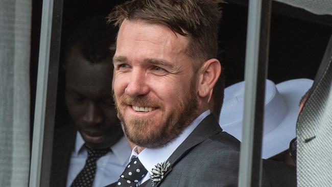 AFL champ Dane Swan went to police when a woman posted a nude video of him online without his consent. Charges were later dropped. Picture: Jay Town