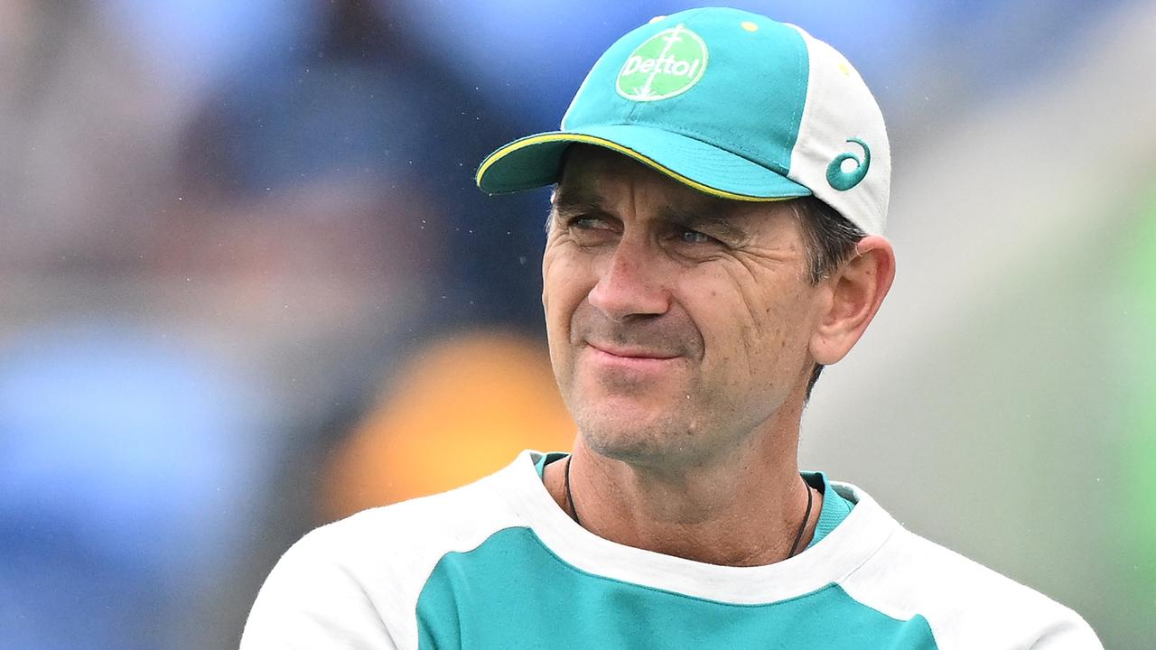 Justin Langer of Australia. Photo by Steve Bell/Getty Images